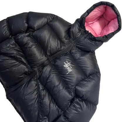 Stussy Black Puffer Jacket