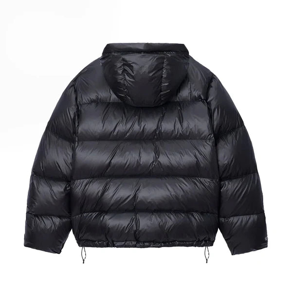 Stussy Black Puffer Jacket