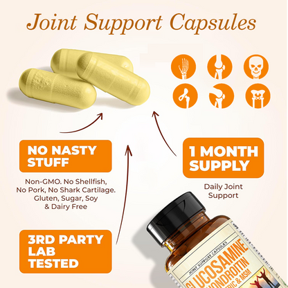 Menopause Joint Support Complex – Glucosamine, Chondroitin, MSM & Turmeric"